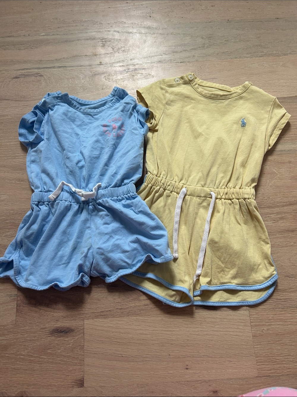 Polo by Ralph Lauren Light Blue Cotton Baby Tee